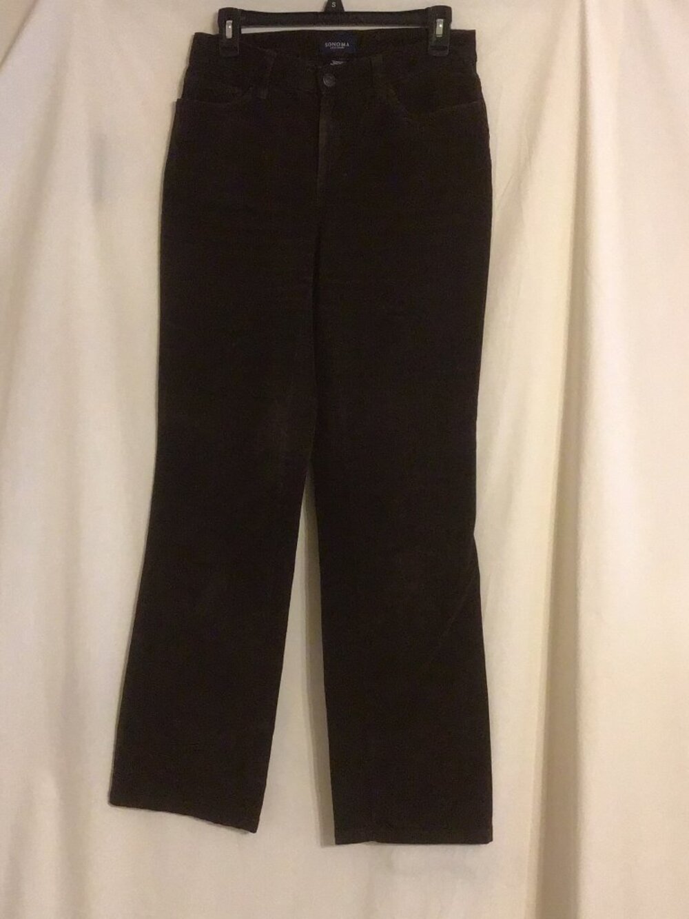 SONOMA BROWN 5 Pocket Bootcut Mid-Rise Corduroy Jeans/Pants Size 4 Average